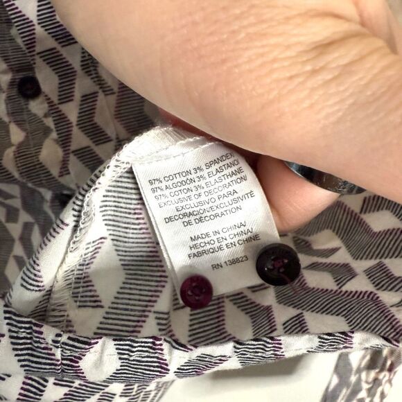 Rank 45 Cowboy Western Patterned Button Down Size XL - Picture 6 of 9